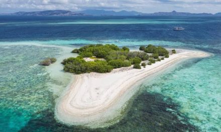 Daratan Kecil Atau Pulau Yang Di Kelilingi Perairan