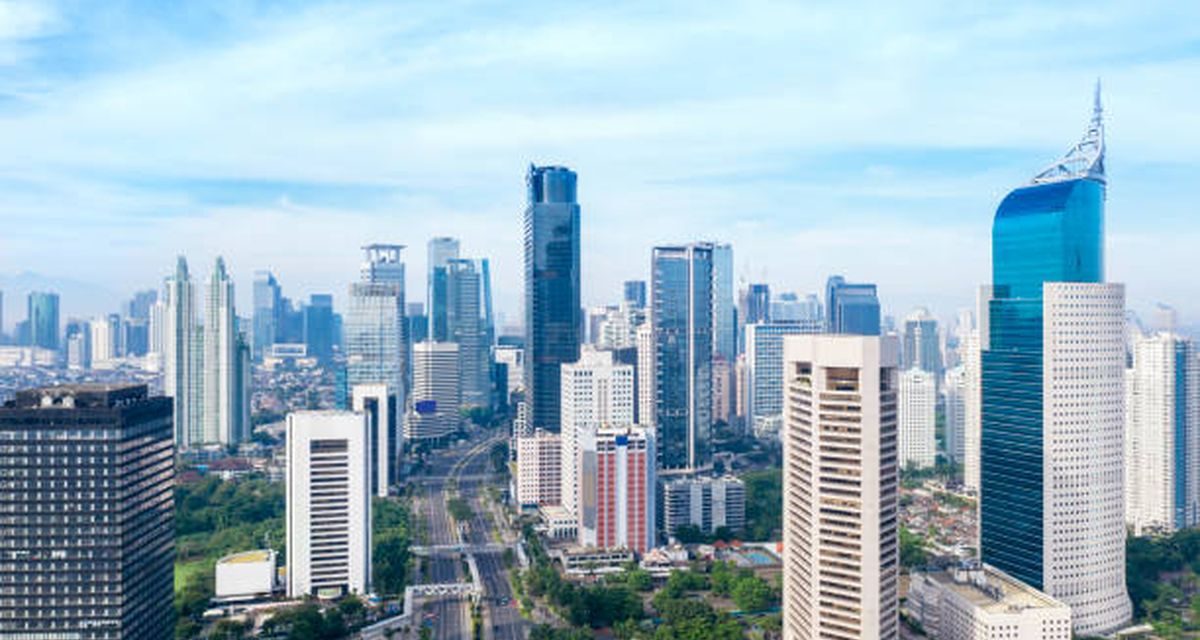 Sebuah Bangunan Gedung Dengan Sangat Tinggi