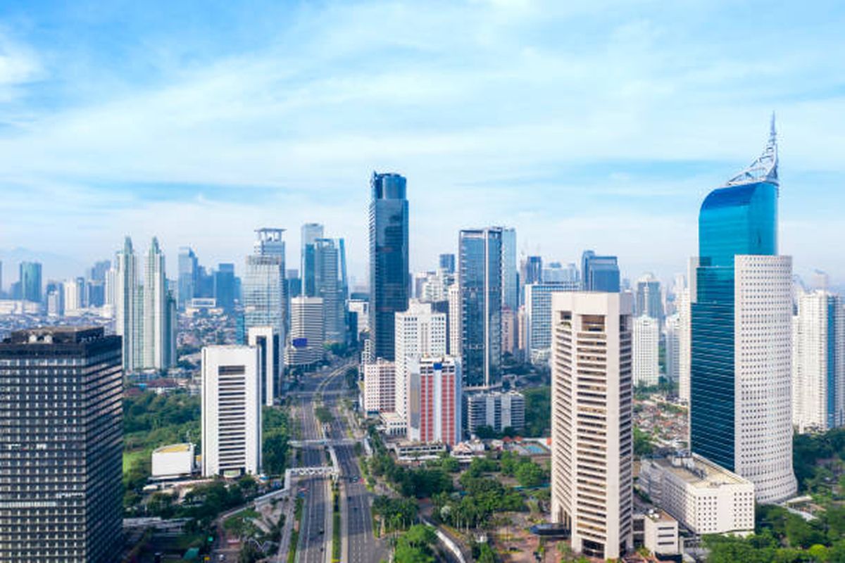 Sebuah Bangunan Gedung Dengan Sangat Tinggi