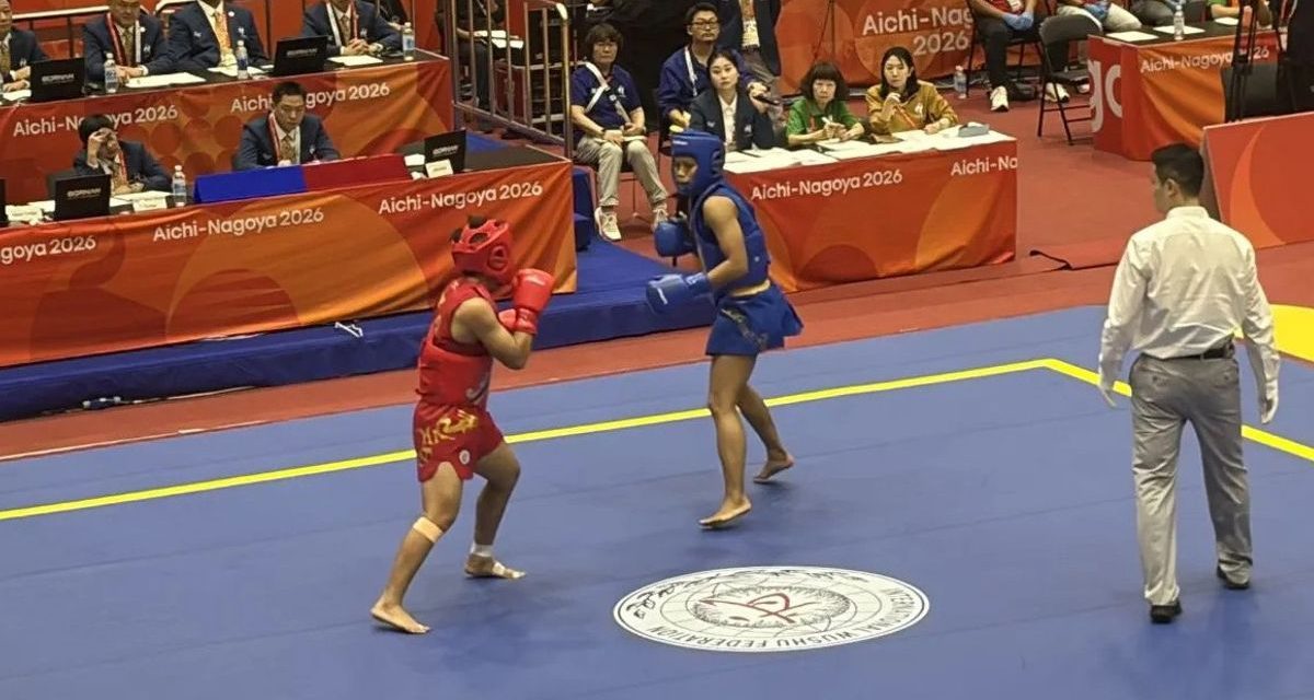 Olahraga Tradisional Wushu Dengan Sebuah Senjata