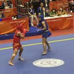 Olahraga Tradisional Wushu Dengan Sebuah Senjata